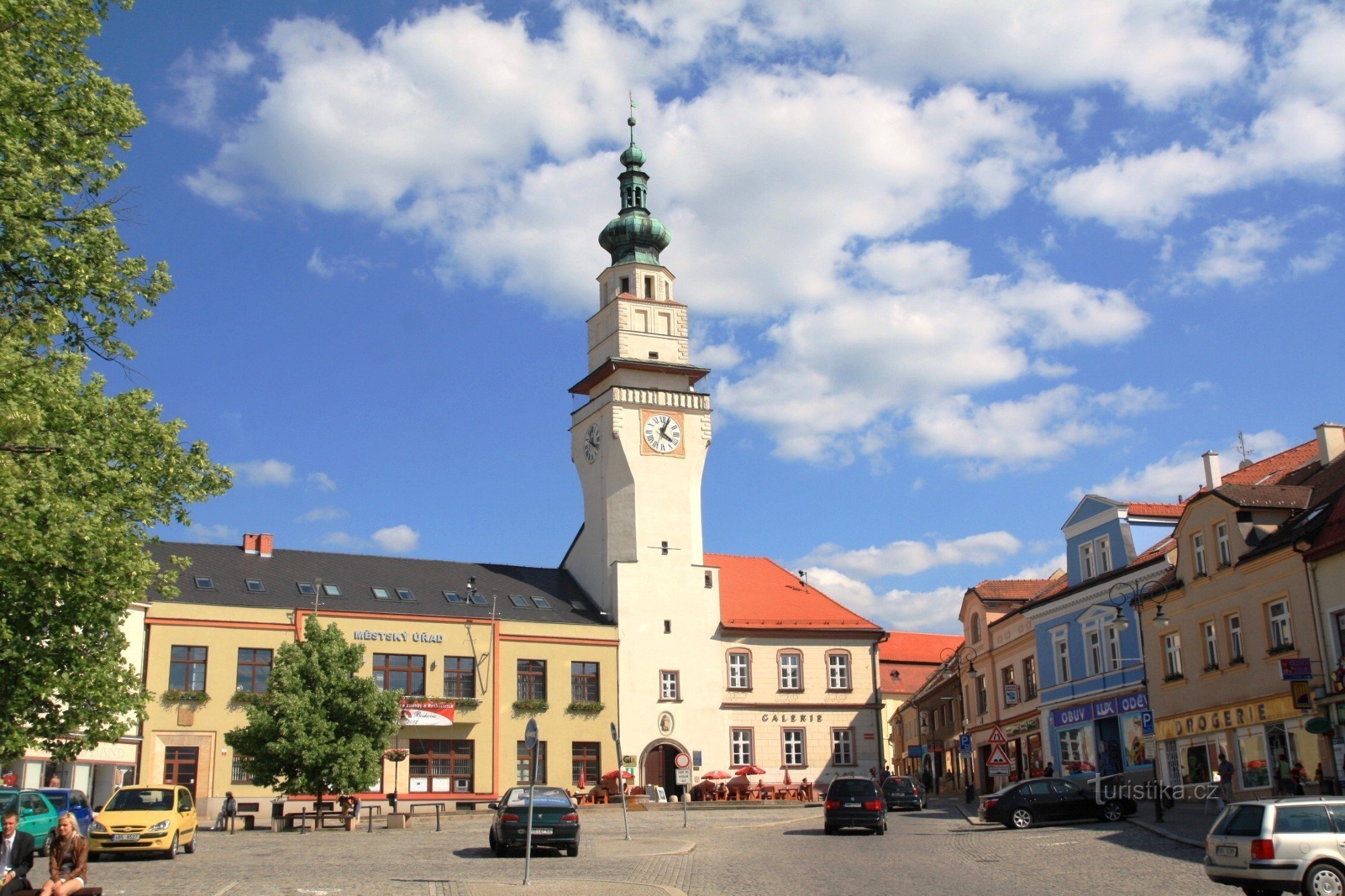 Boskovice - radniční věž na Masarykově náměstí