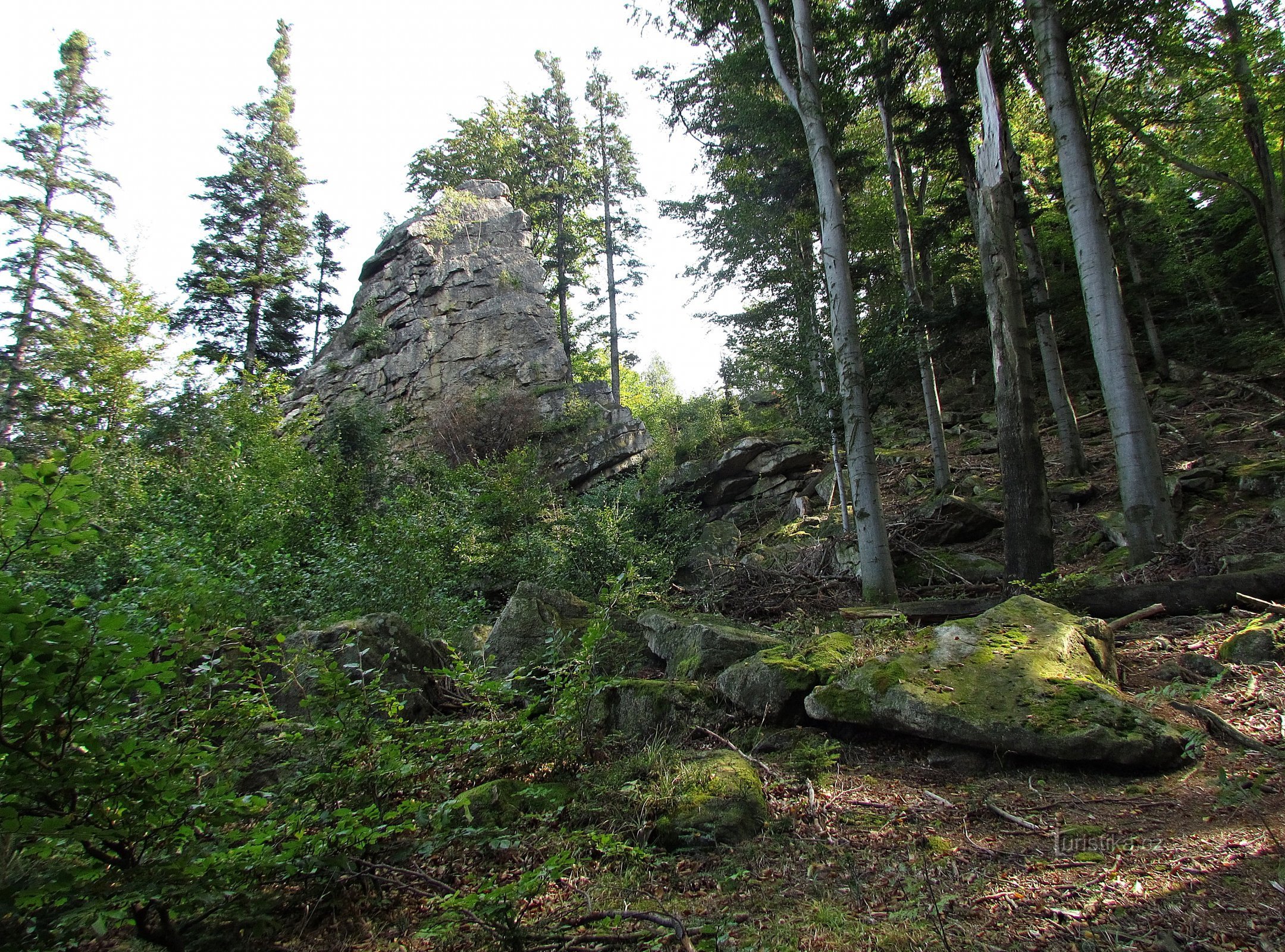 Čertovy kameny - skalní věž Bělák