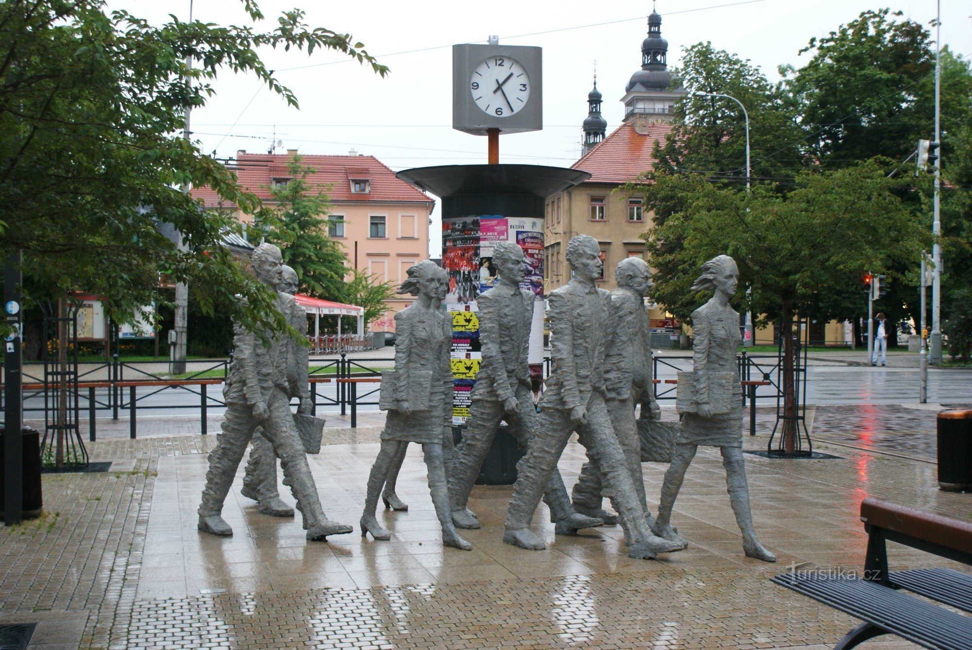 České Budějovice – Humanoidi (Spěchající lidé)