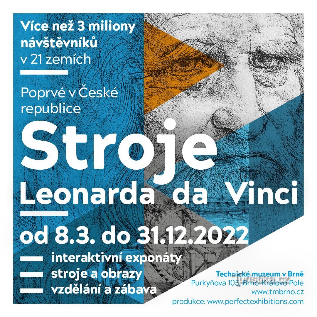 Do Technického muzea v Brně na novou výstavu Stroje Leonarda da Vinci