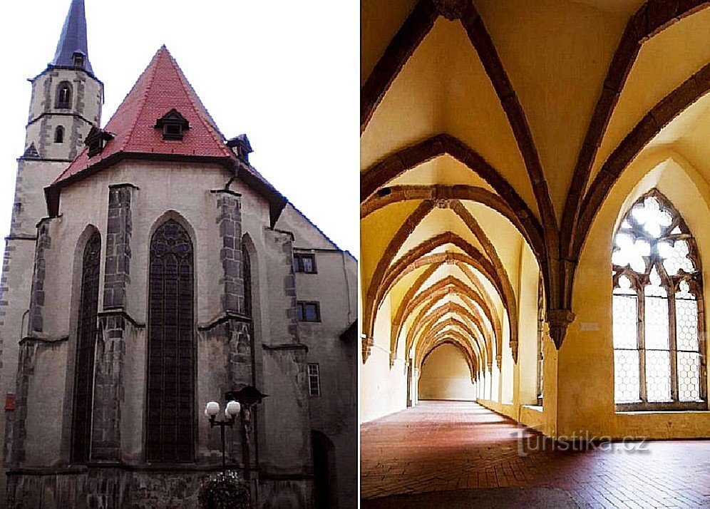 klášterní kostel a křížová chodba