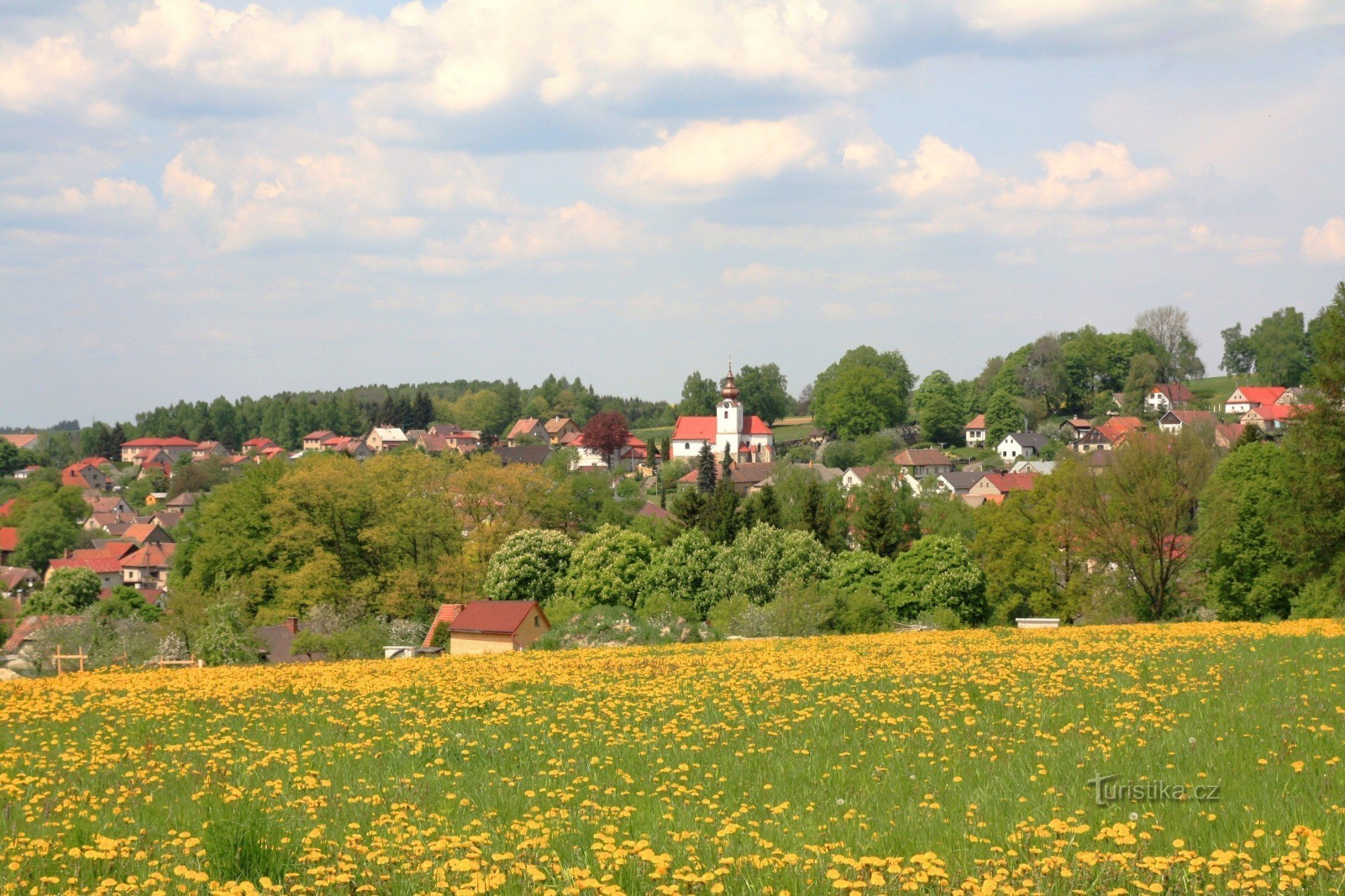 Krucemburk - pohled na městys