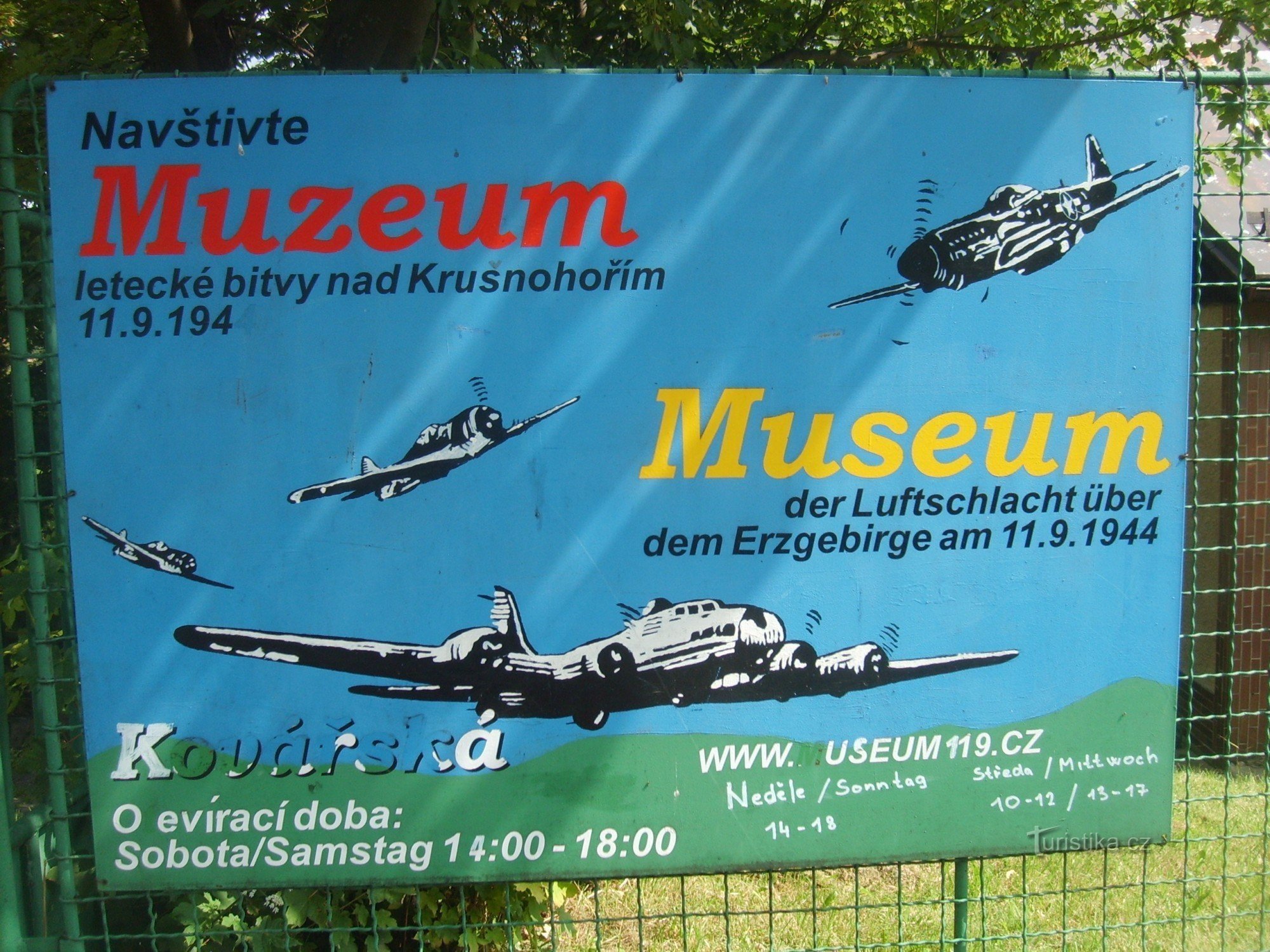 Muzeum letecké bitvy nad Krušnohořím 11.9.1944