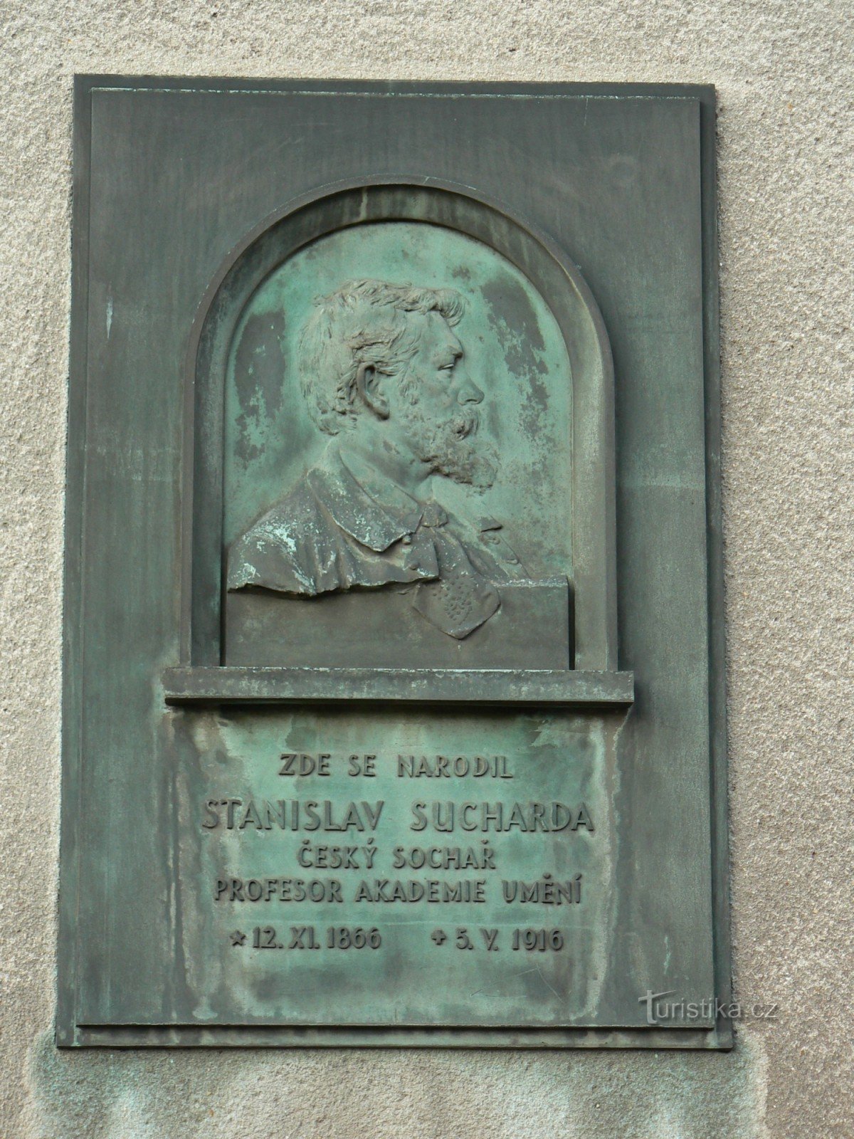 Pamětní deska Stanislav Sucharda Nová Paka