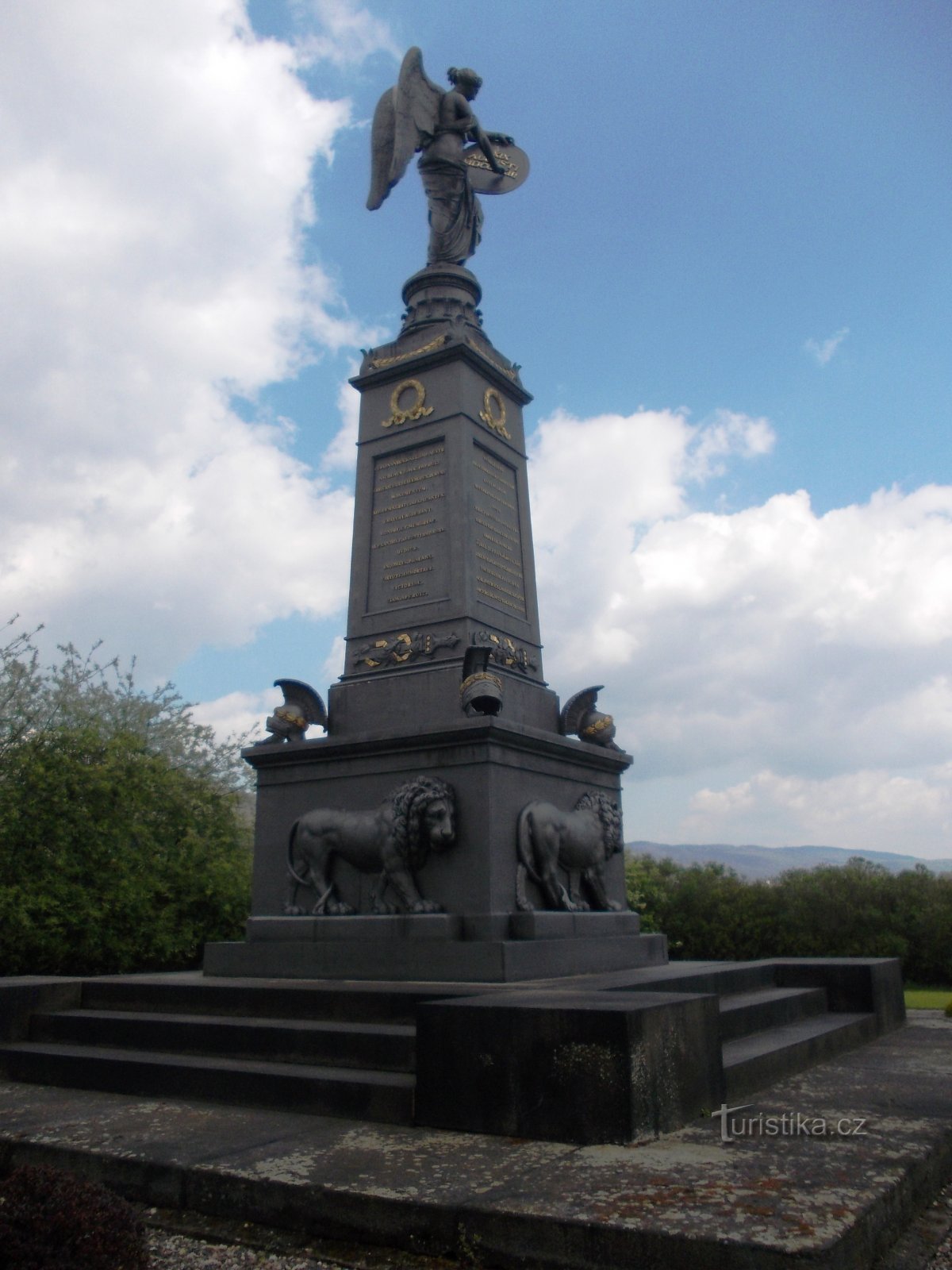Přestanov - pamätník k bitve z roku 1813