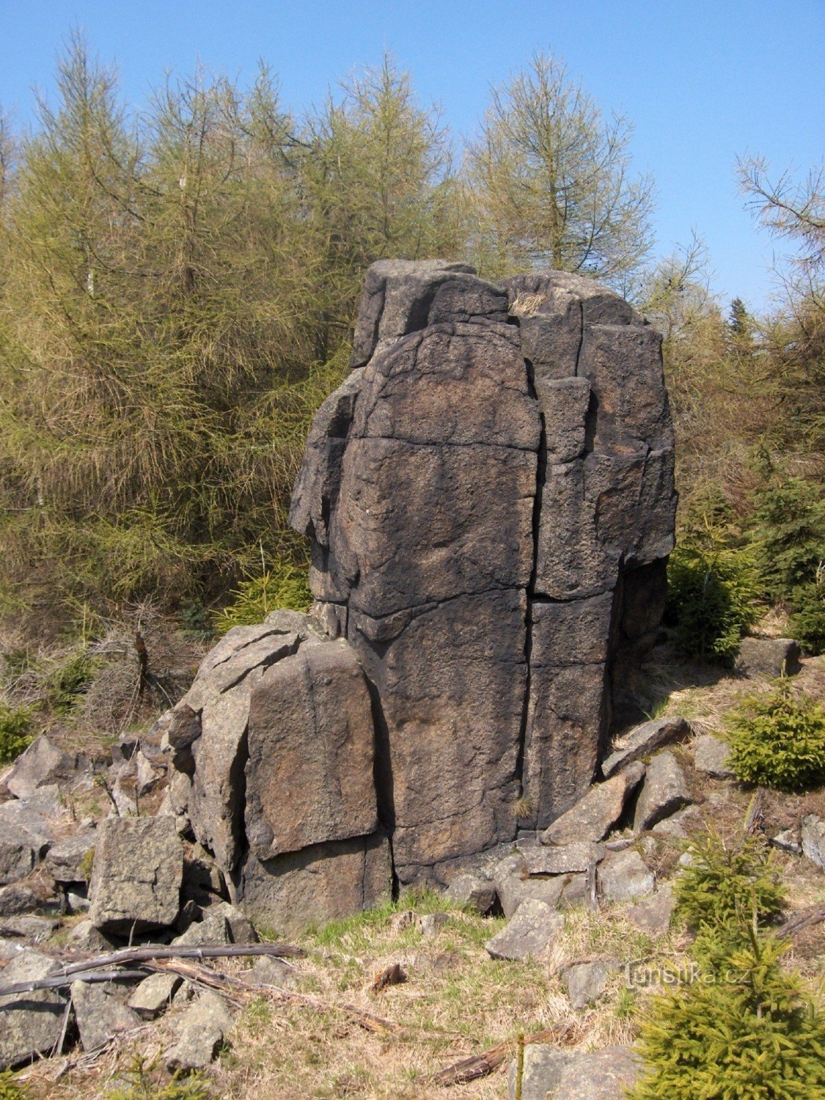 skalní věžička