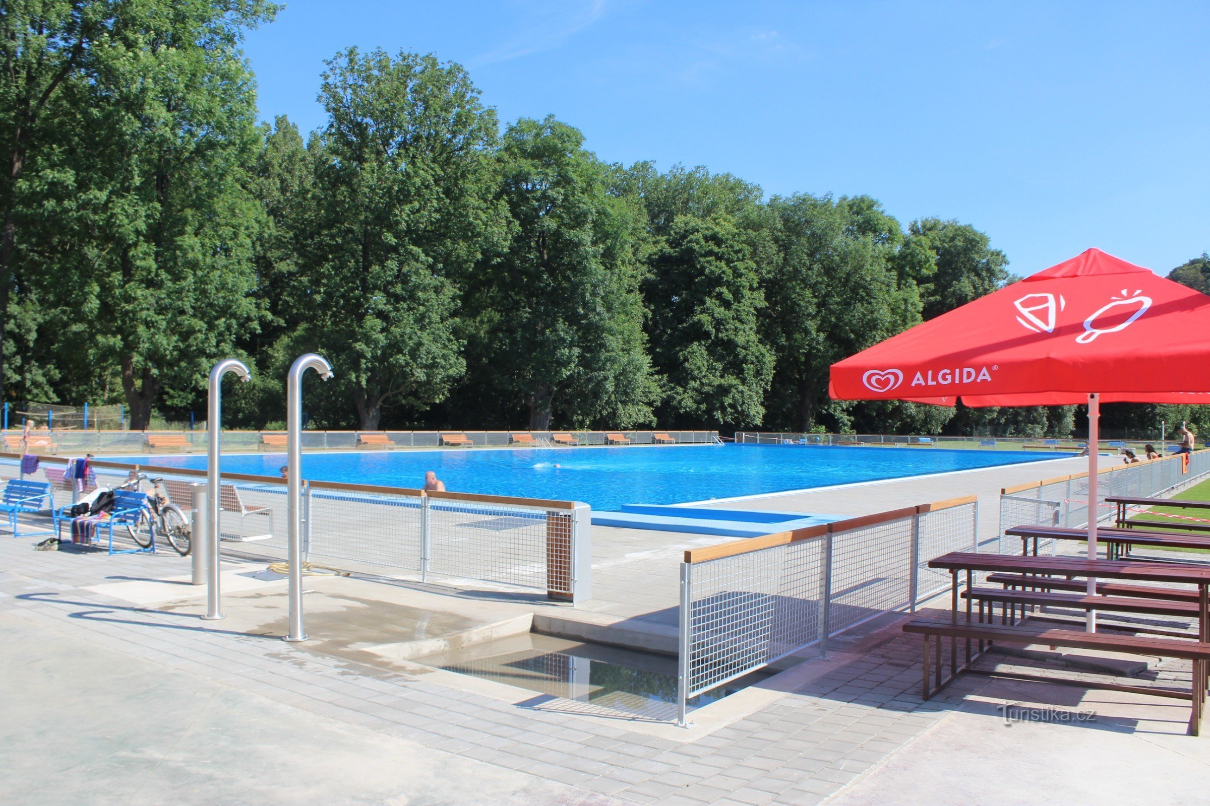 Tišnovské koupaliště - rekreační bazén 2014