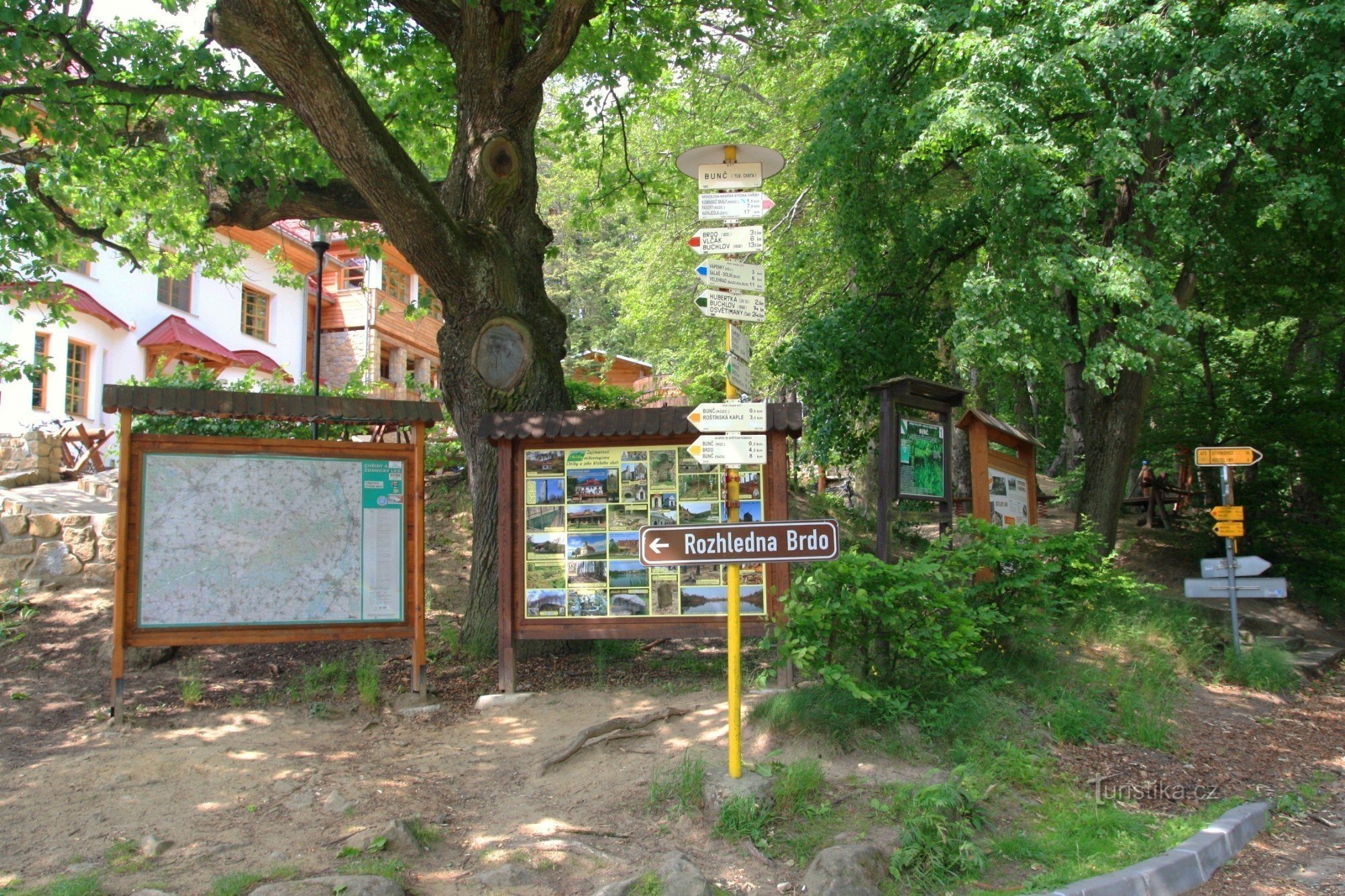 Turistické rozcestí Bunč-chata