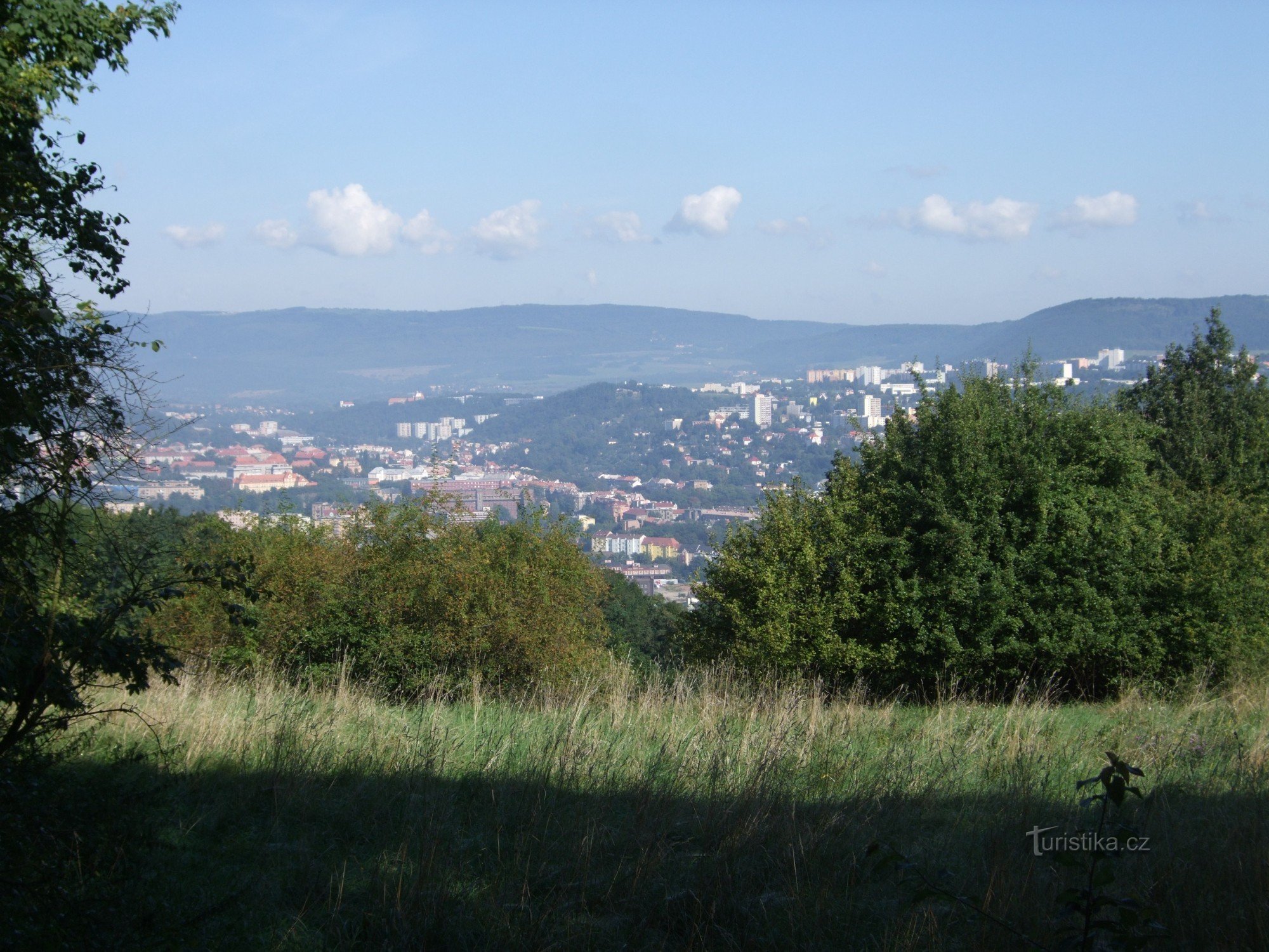 Ústí nad Labem ze Soudného vrchu