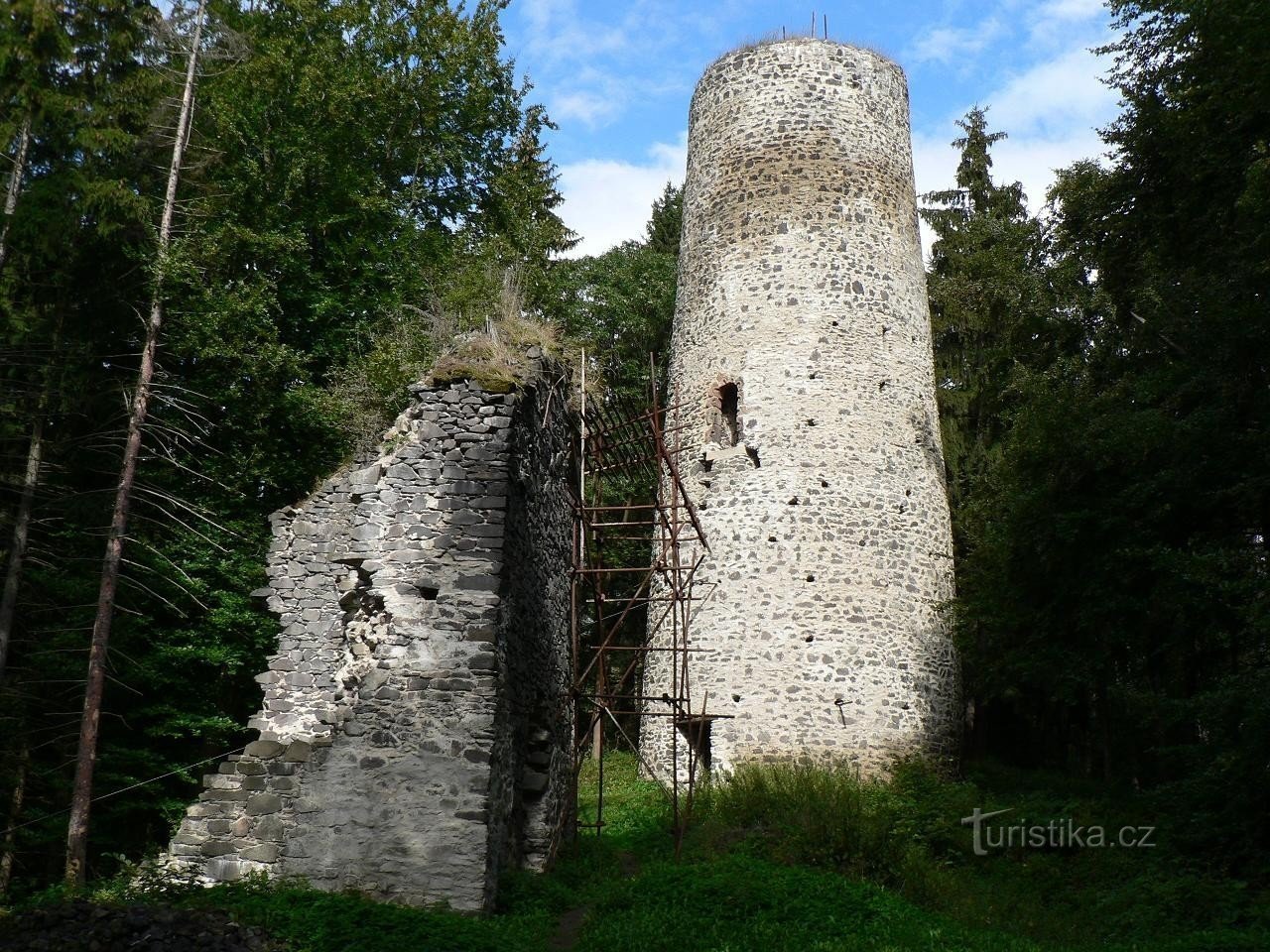 Volfštejn, hradní věž