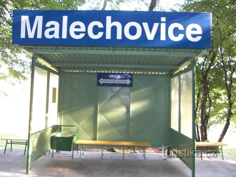 zastávka Malechovice