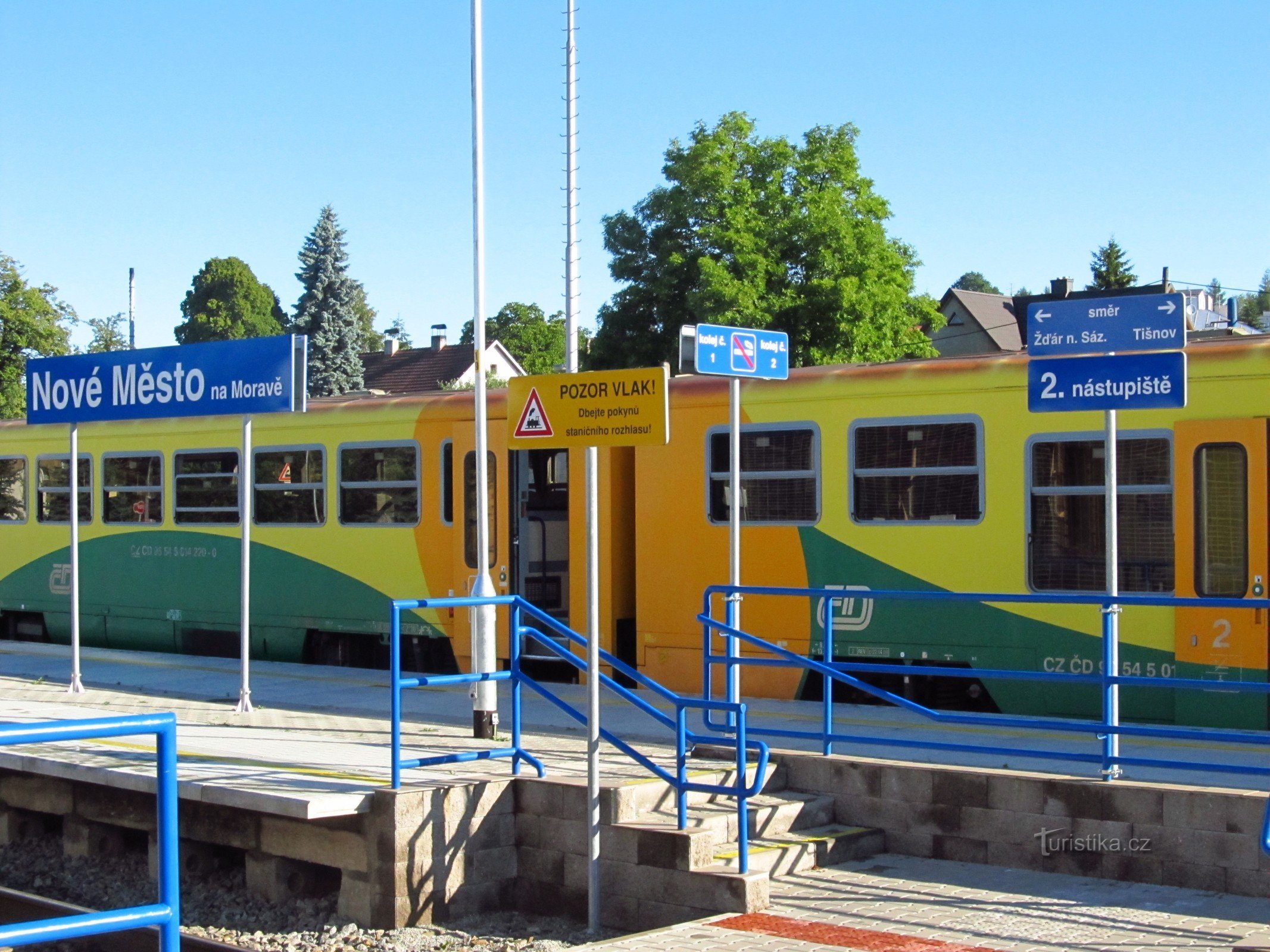 01 Nové Město, railway station