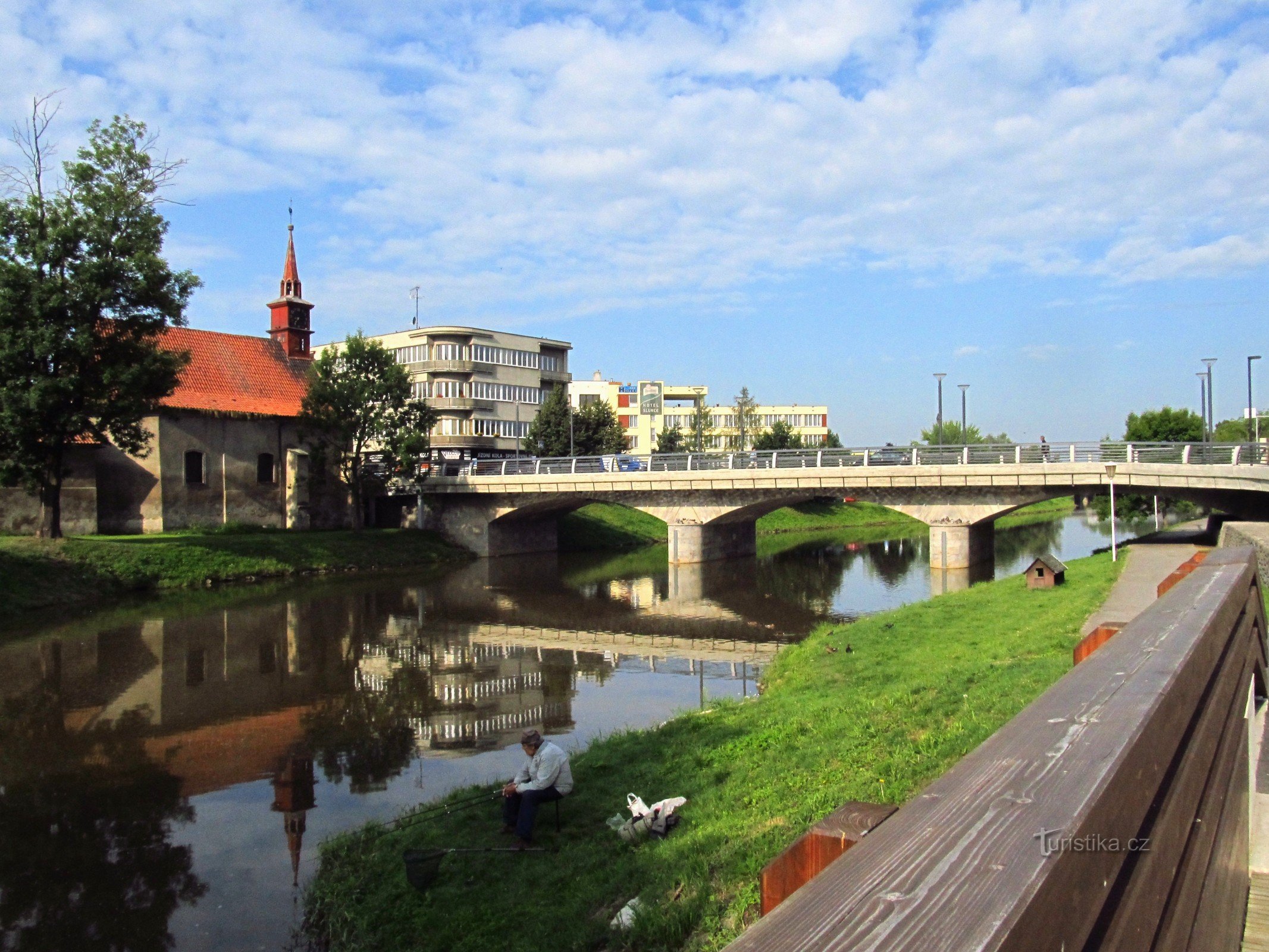 02 Havlíčkův Brod, bridge and church of St. Catherine