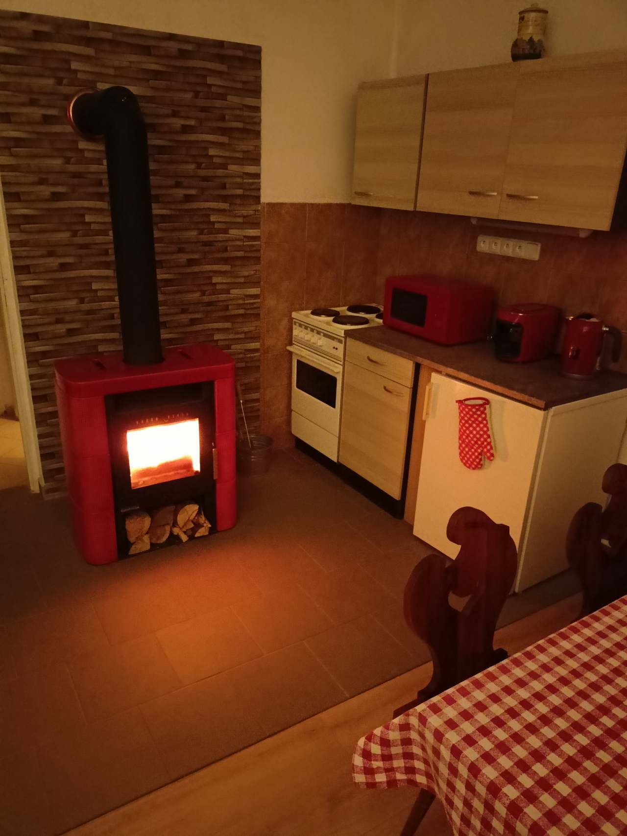 1st apartment-stove