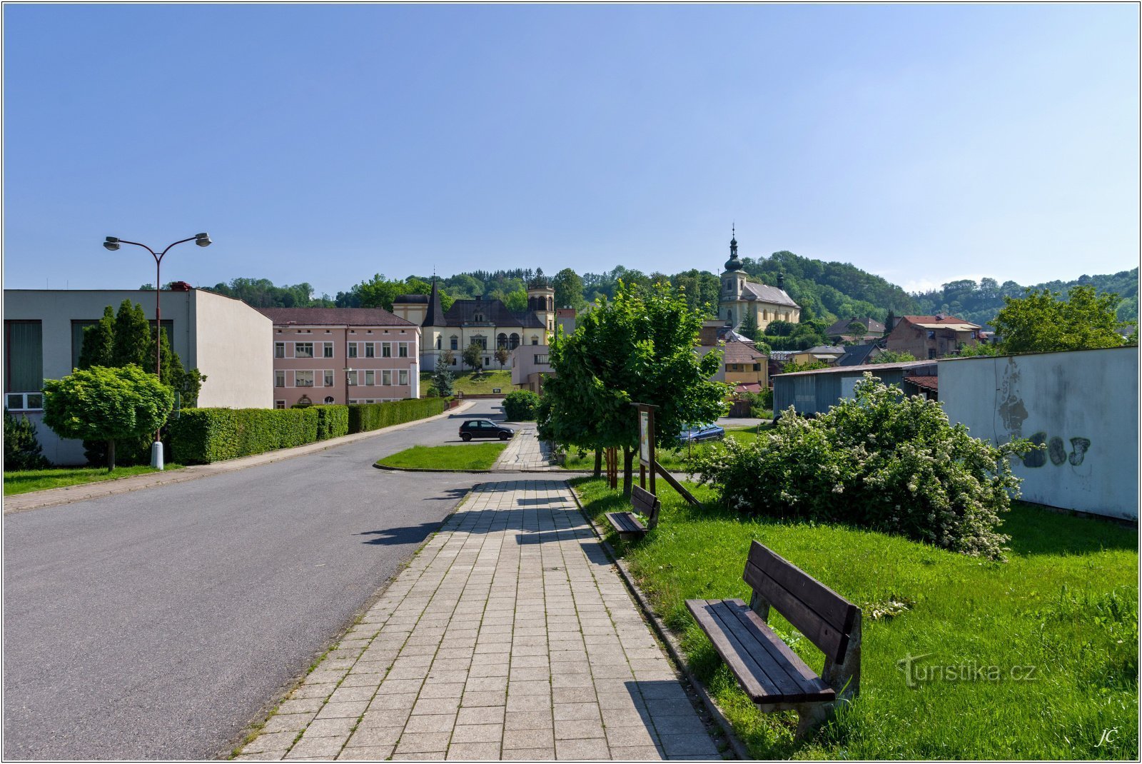 1-Brandýs nad Orlicí, carretera desde la estación