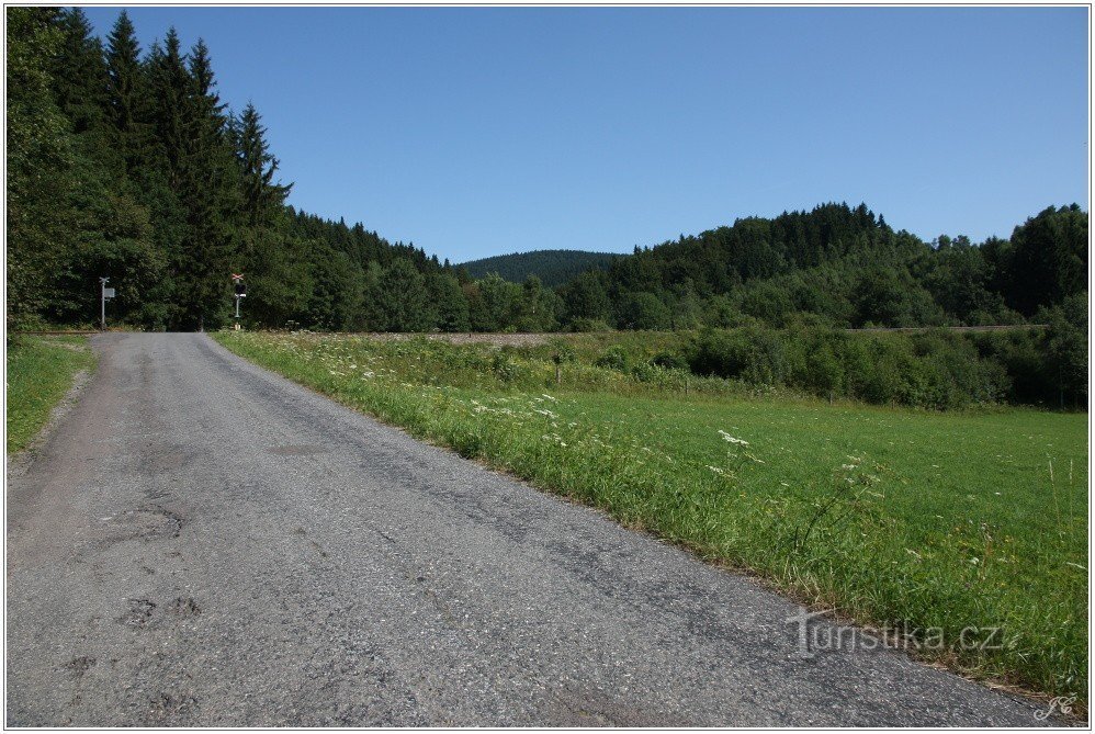 1-Straße nach Petříkov