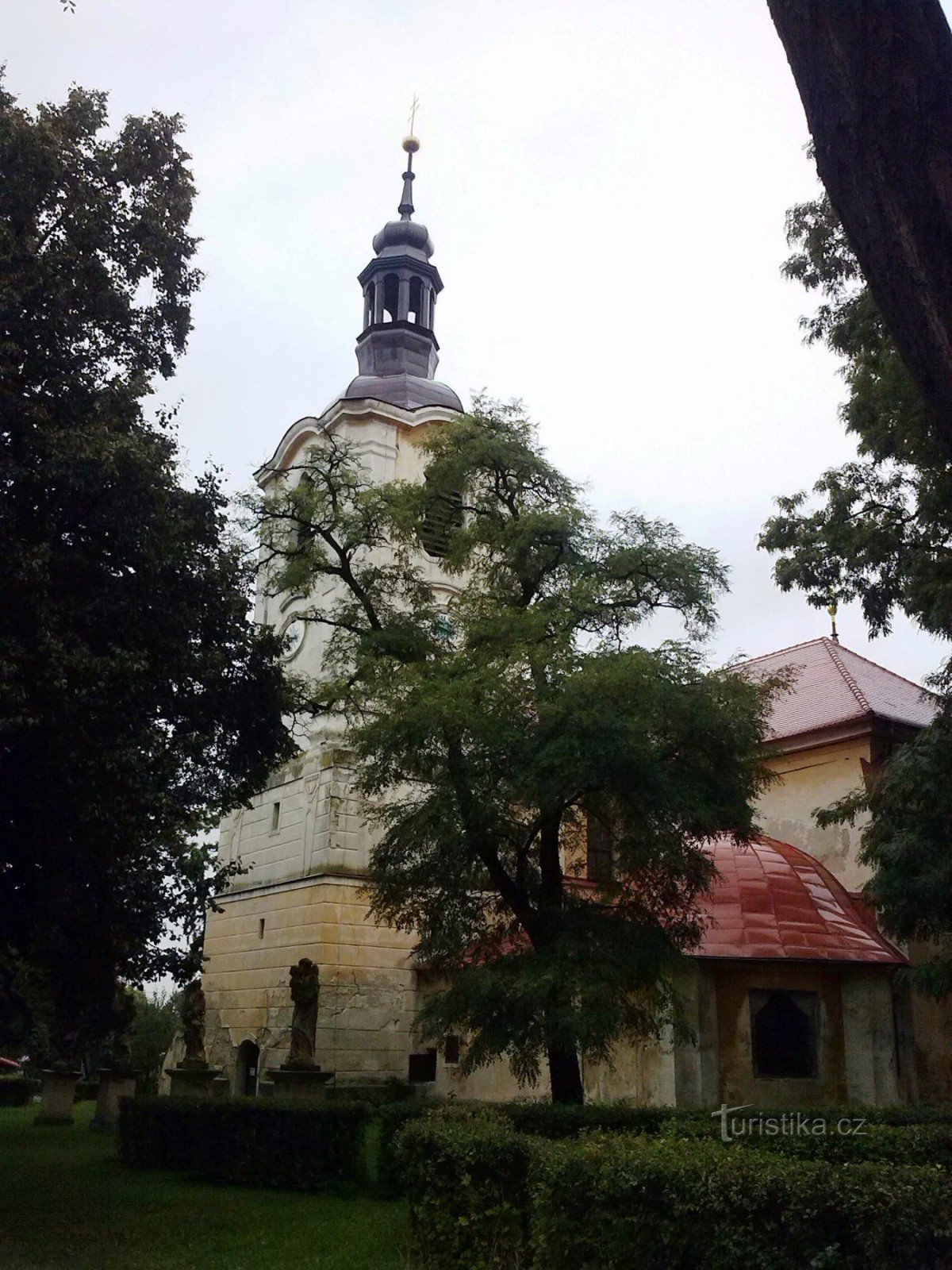1. St. Martin-kirken og Jomfru Marias besøg i Liběšice