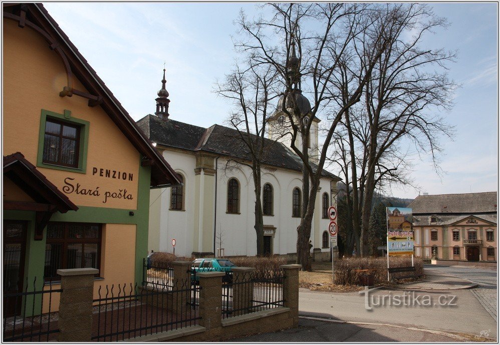 1-kirken St. Vavřine i Potštejn