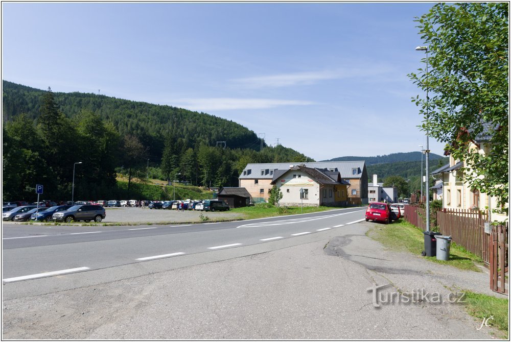 1-Kouty nad Desnou, upper parking lot