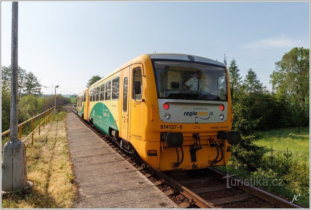 1-Krouna, fermata del treno