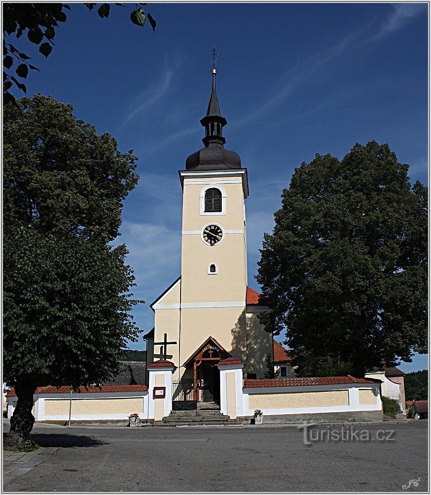 1-Louňovice pod Blaníkem, kirke