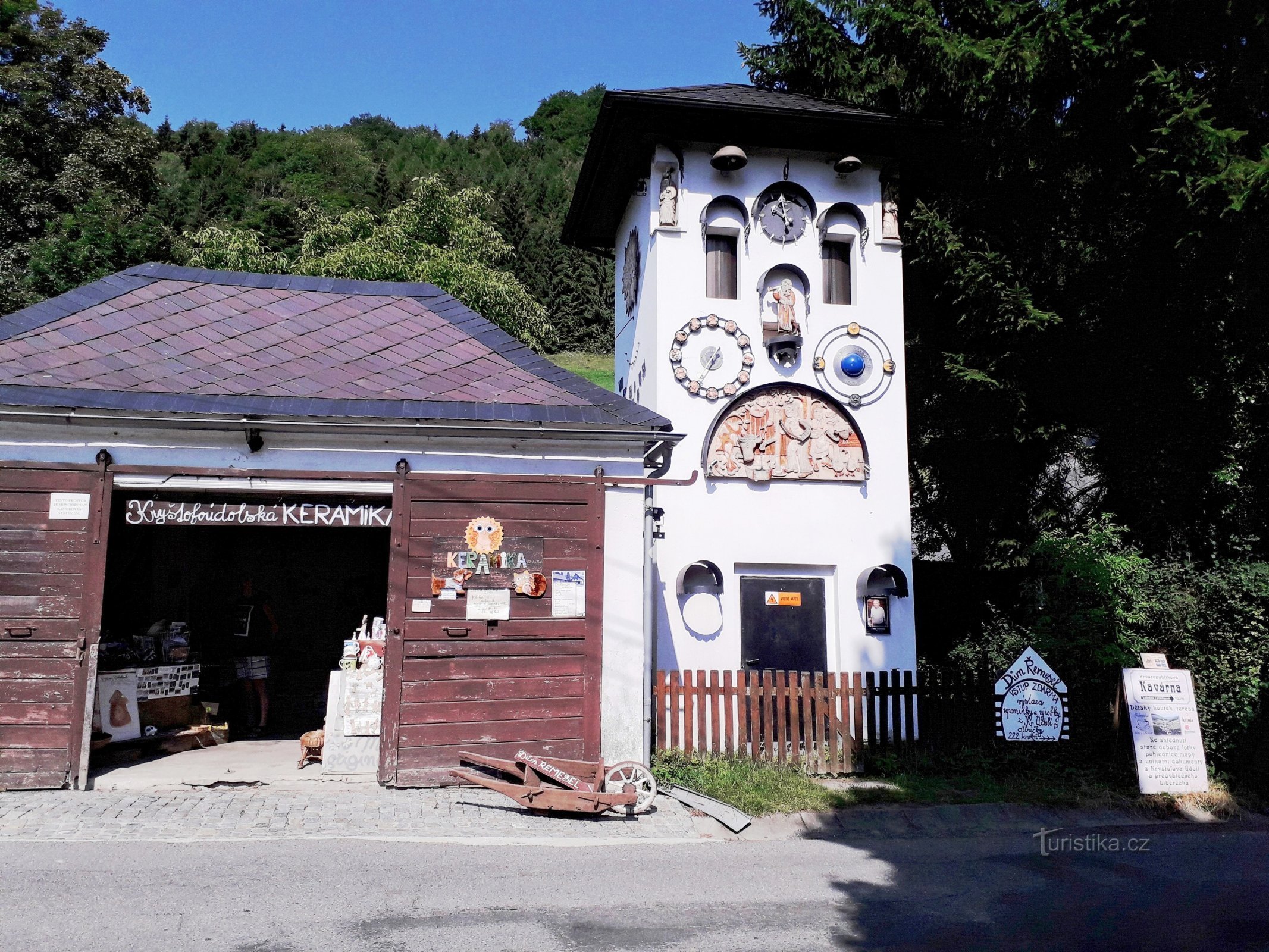 1. Orloj in Kryštofov údolí