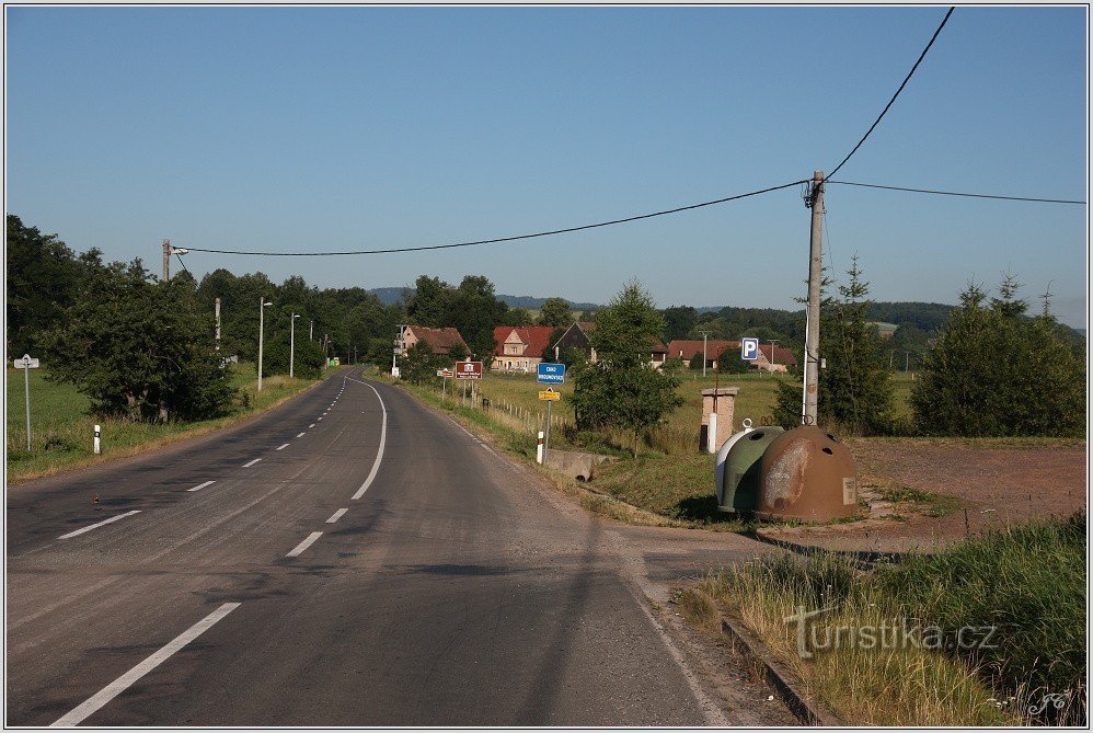 1-Otovice sett från gränsövergången