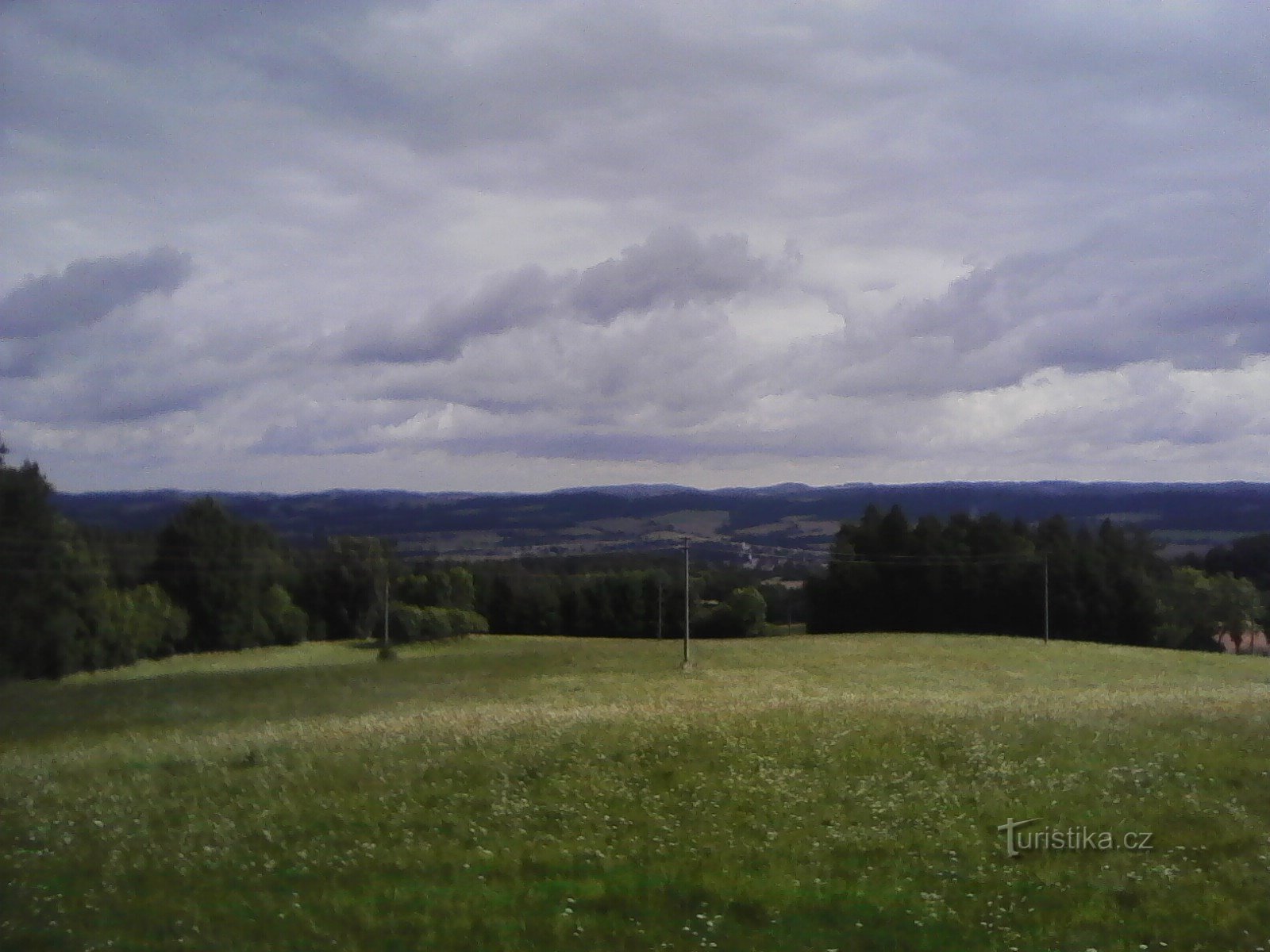 1. Vista desde Krošíček a Český Merán.