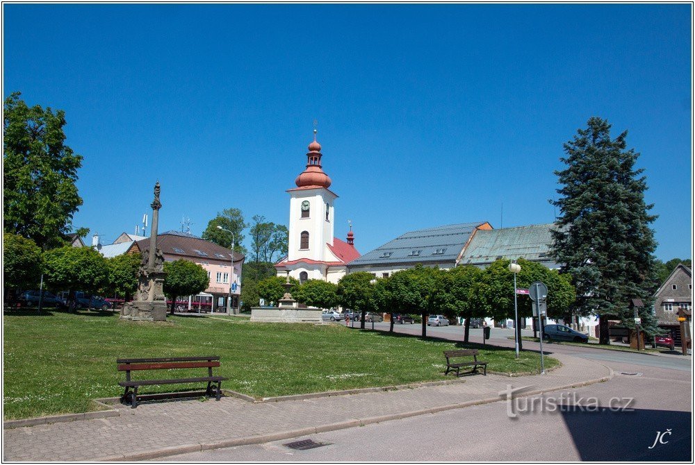 1-Rykytnice în Orl. Horách, pătrat