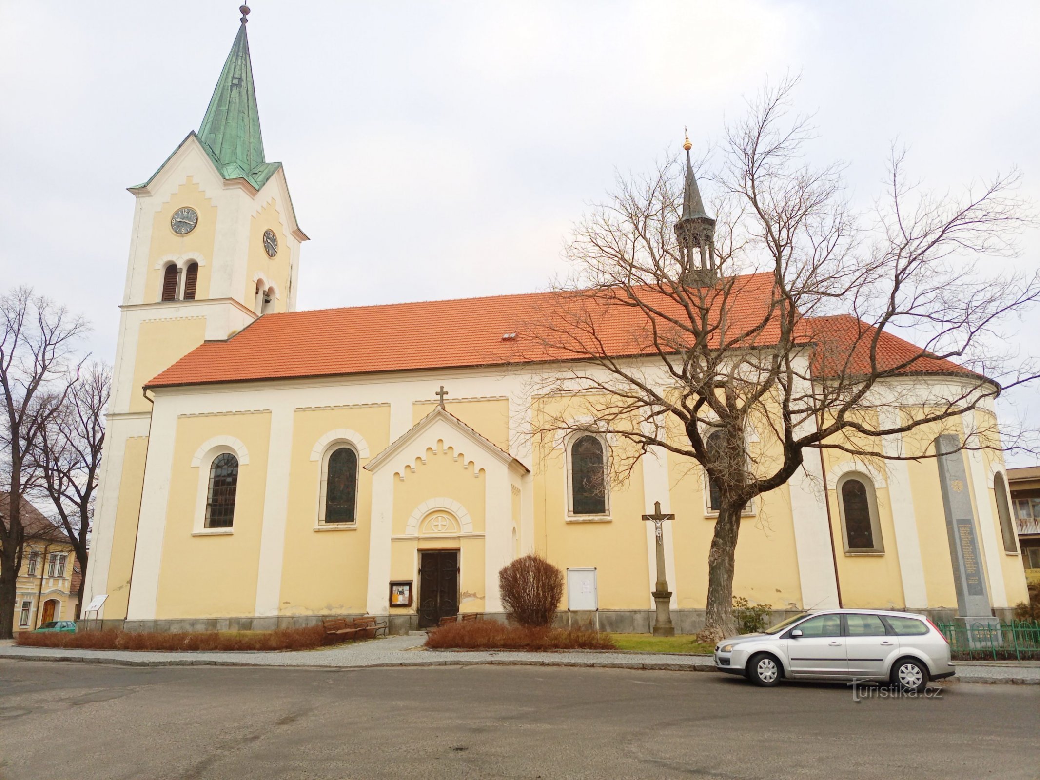 1. Romanesque parish church of St. Jeroným in Sedlec from the 3rd quarter. 12th century