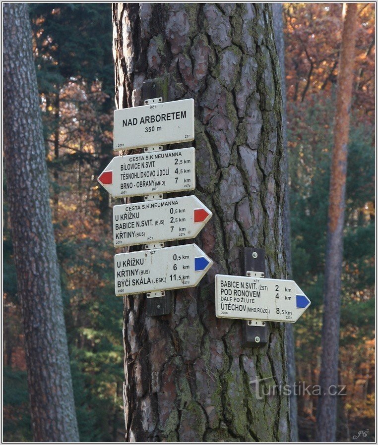 1-Signpost over arboretet