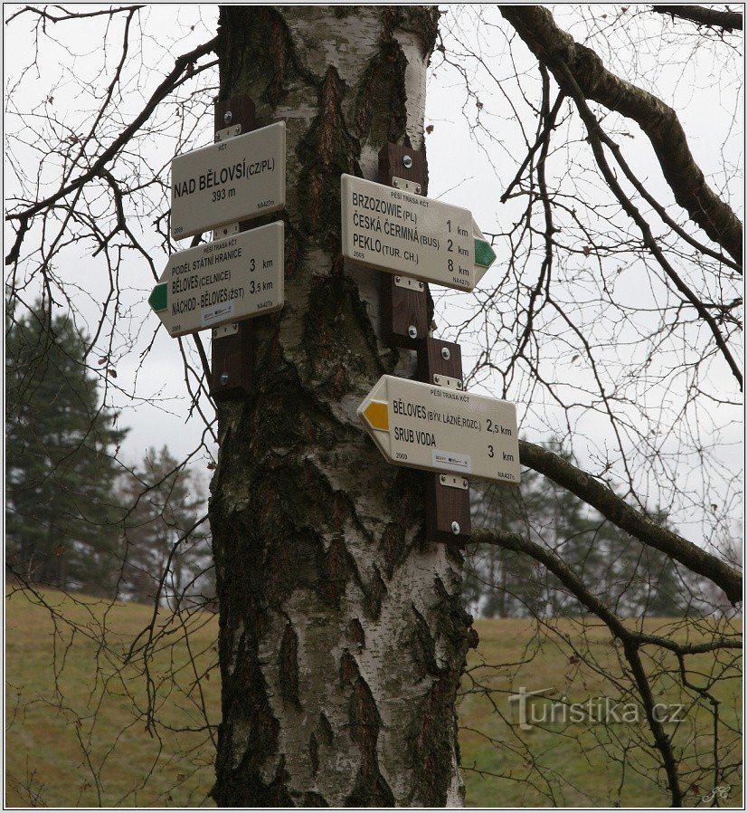 1-Signpost Nad Bělovsí