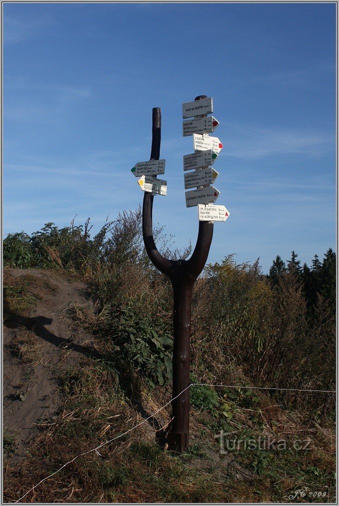 1-Signpost Nad Slavným