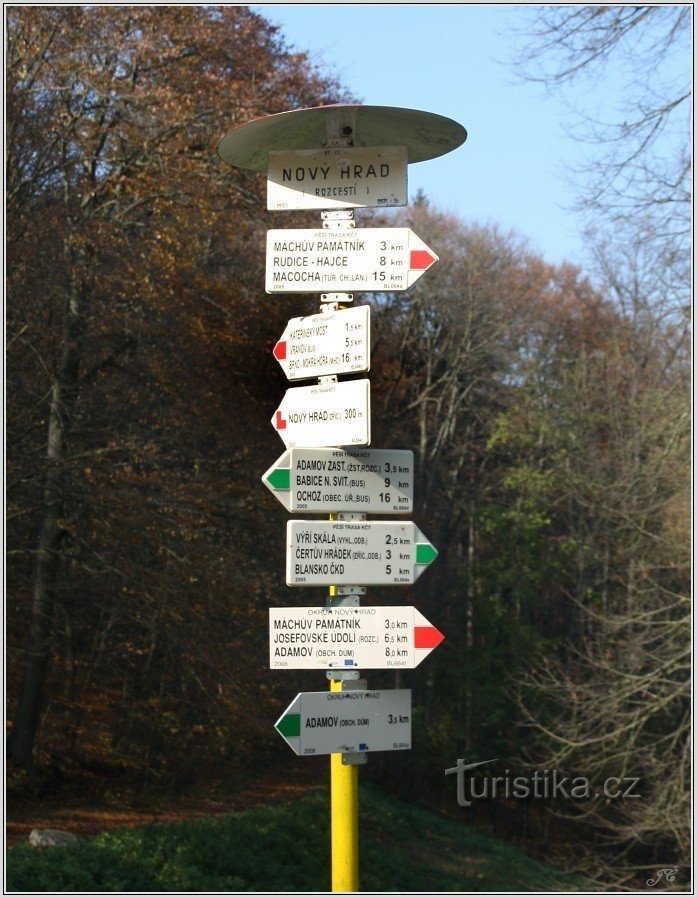 1-Rozcestník Nový hrad