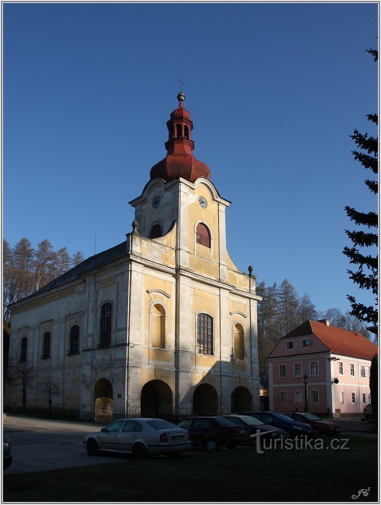 1-Teplice nad Metují, kyrkan St. Lawrence