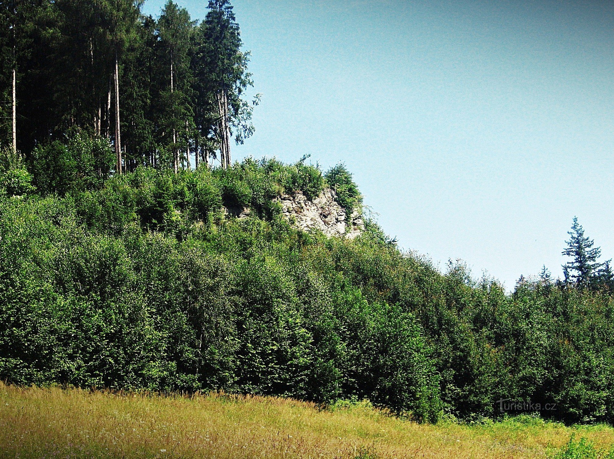 1.cliff above the former inn