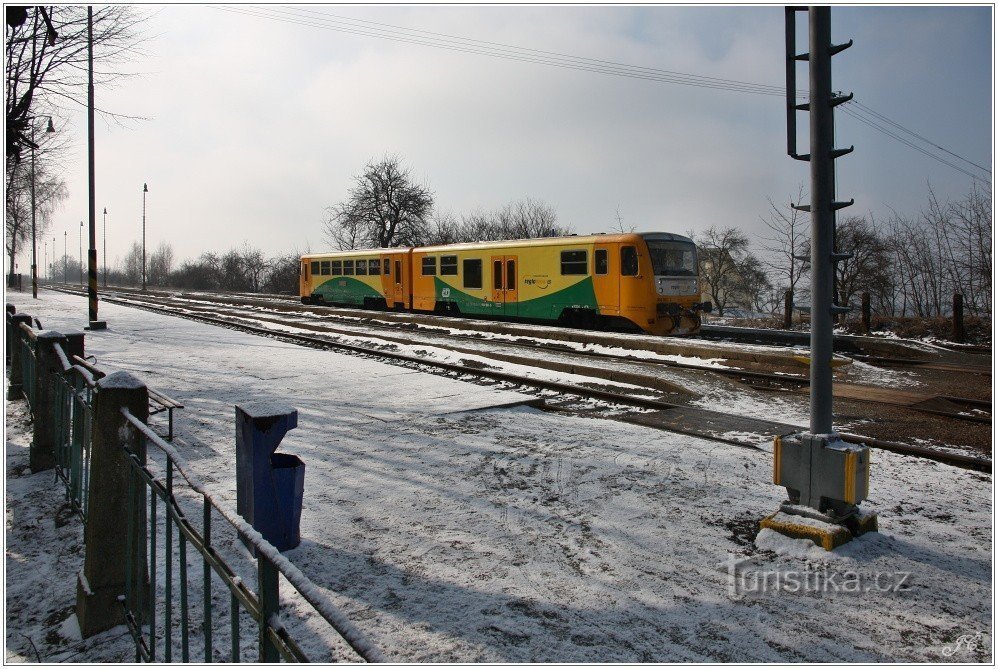 1 - Václavice, Bahnhof