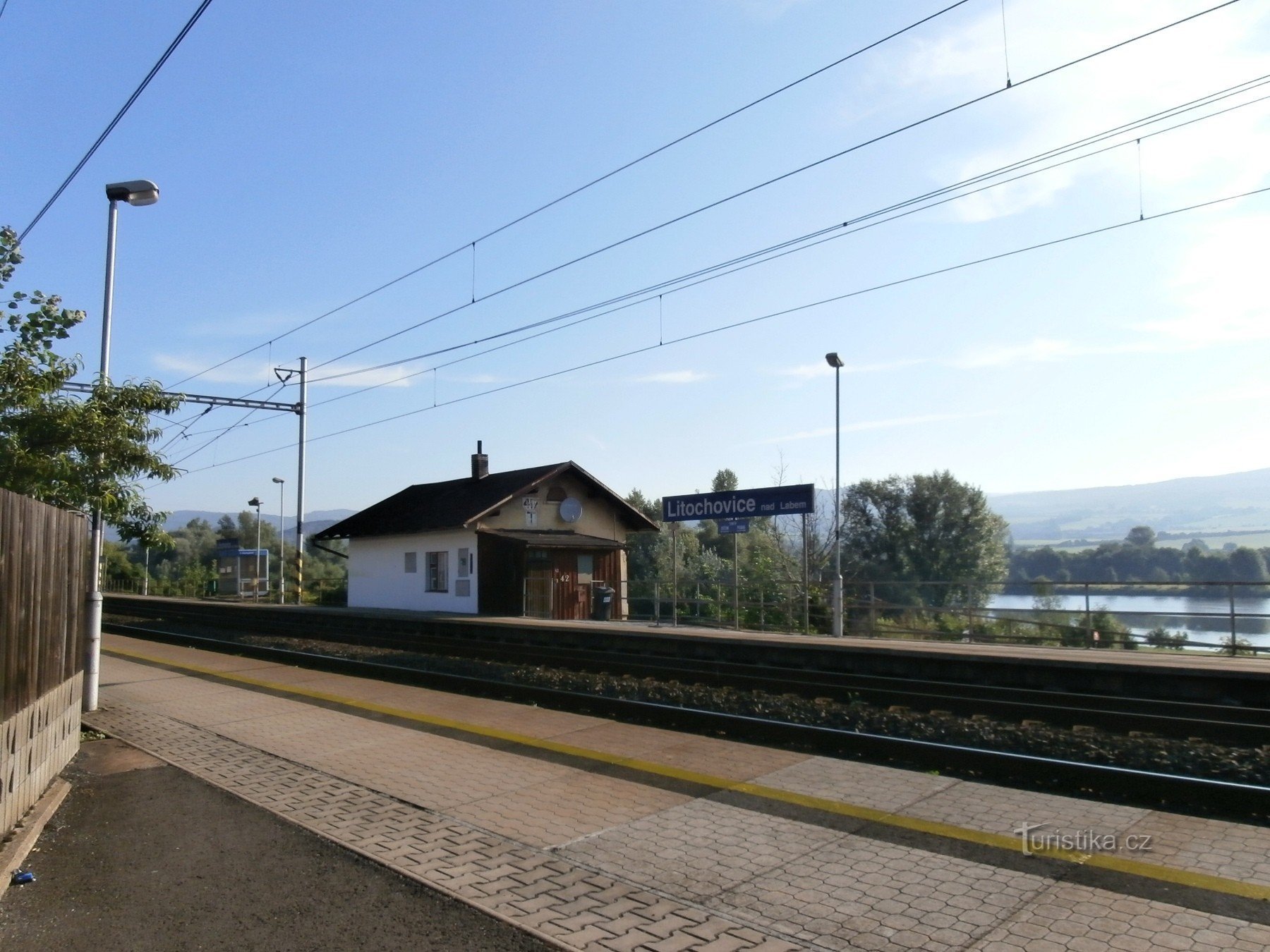 1. Stația de tren Litochovice nad Labem