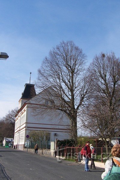 1. Behind the Salesian hill - we got off in Osek - we go past the Municipal Office