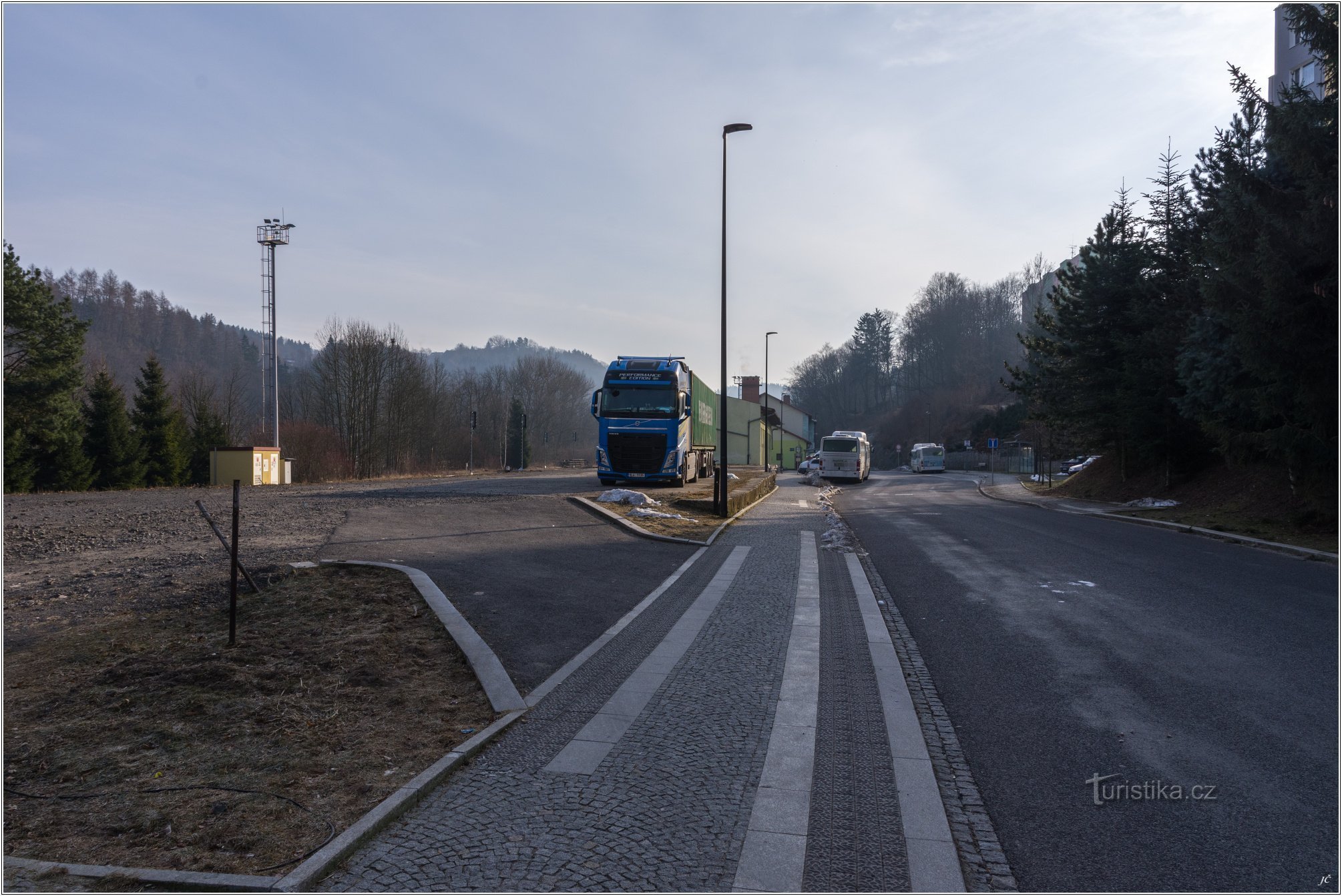 1-Železný Brod, vlakbij het station