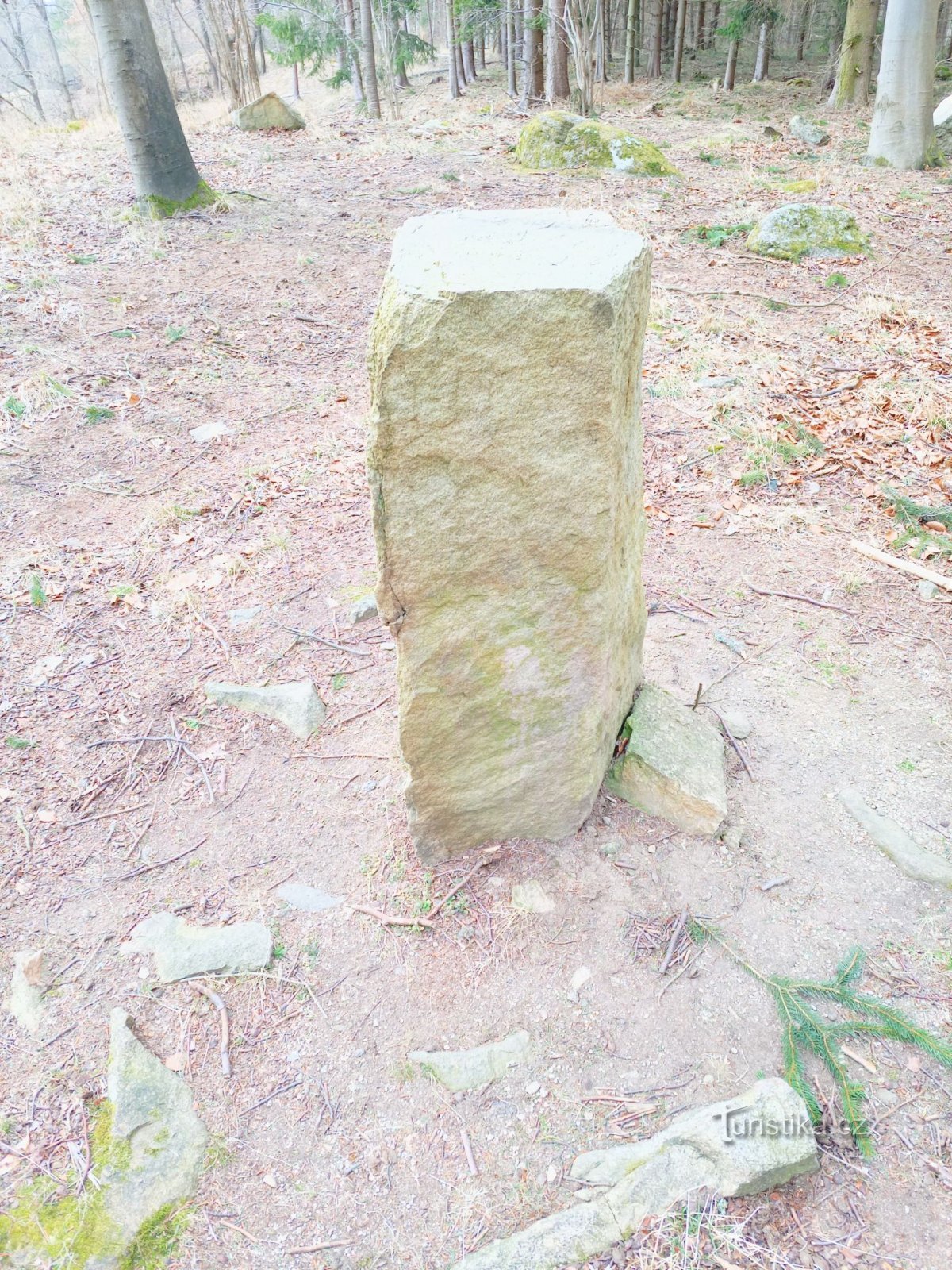 2. Den centrale menhir ligner en pullert, LV 2