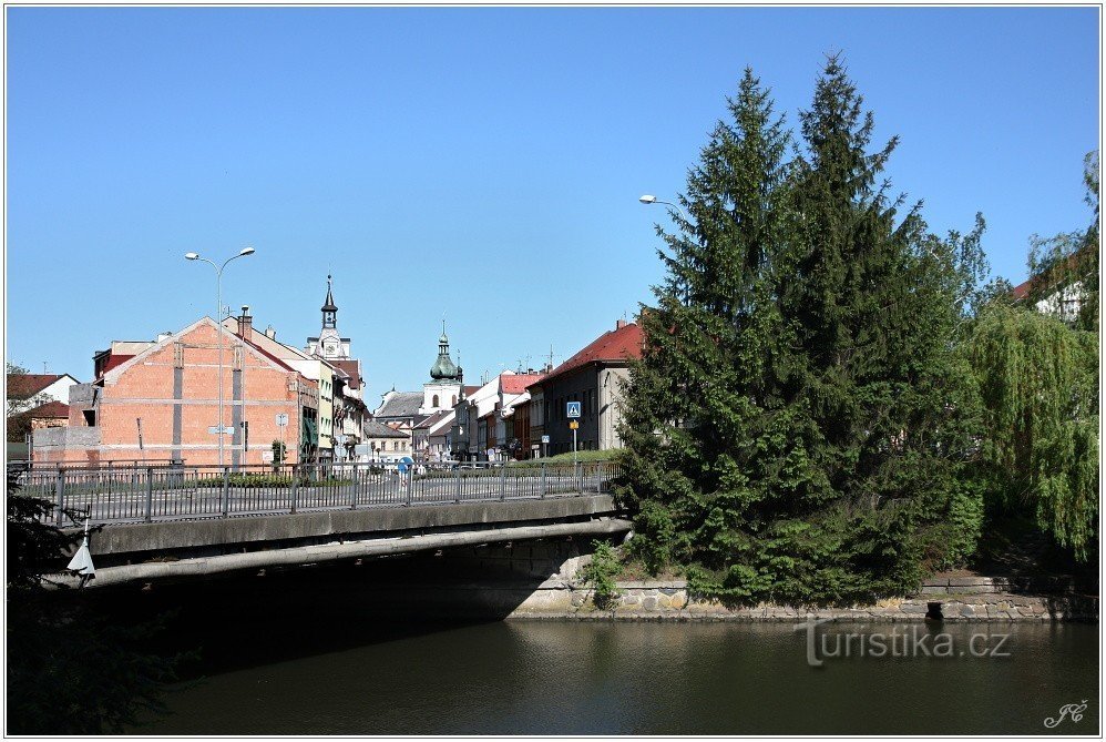 2-Choceň, näkymä Tichá Orlicelta