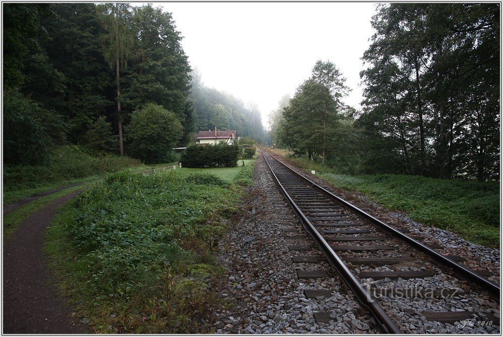 2-Petříkovice, parada de trem