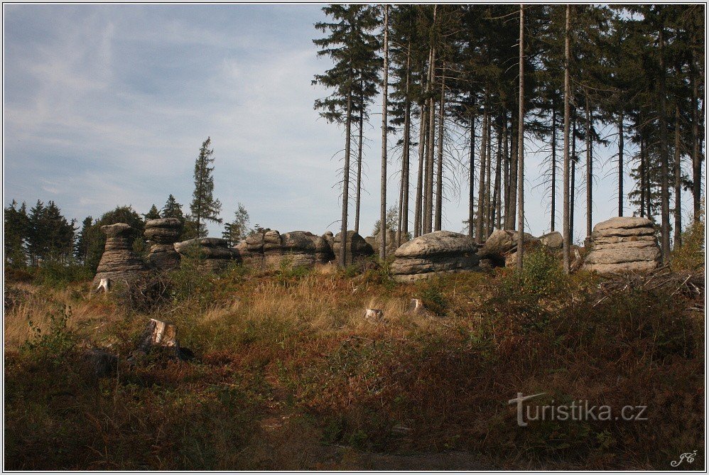 2-Rock mushrooms above Slavný