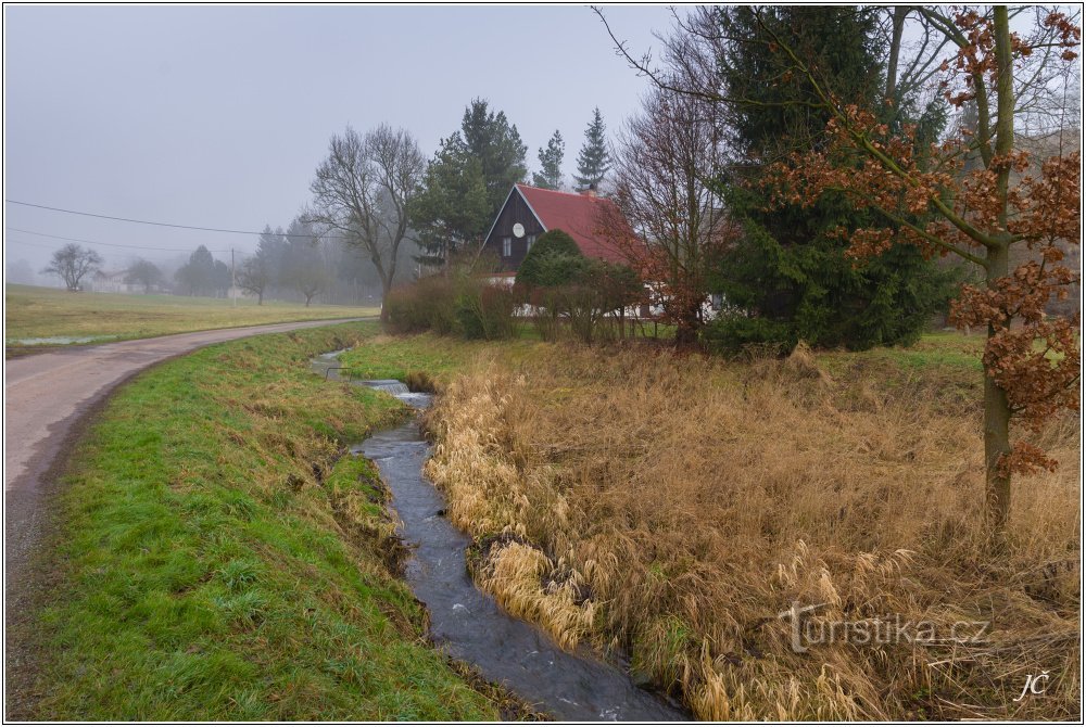 2-Šonov, after the cottage you have to turn right.