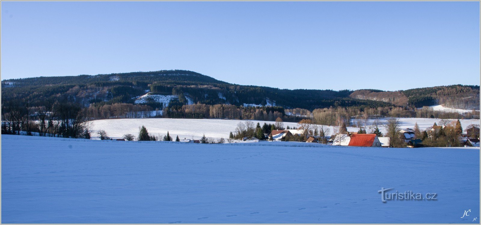 3-Machovská Lhota, above it Bor or Skalniak