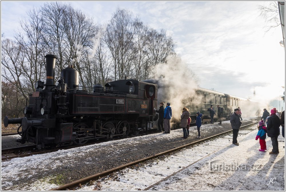 3-Station in Nové Paca. Wir hatten Glück, genau hier