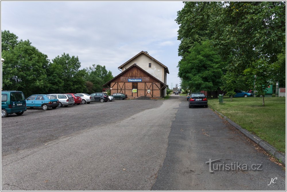 3-Treinstation in Třemošnice