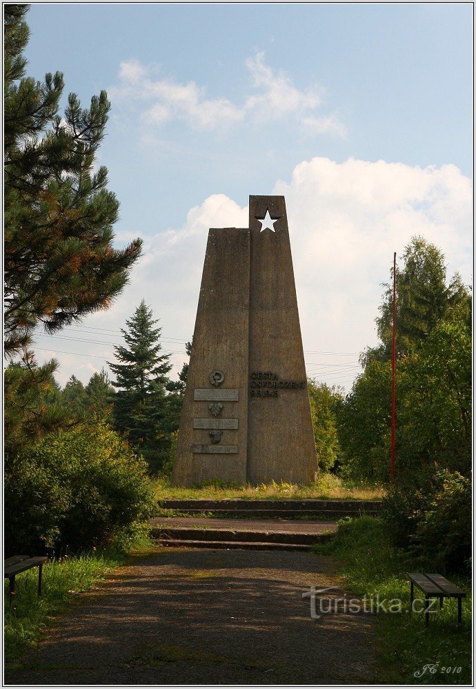 3-Ellenállás, Út a felszabaduláshoz emlékmű 9.5.1945