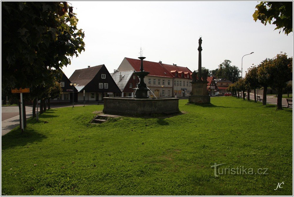 3-Rokytnice in Orlické hory, piazza